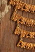 Gold Toned Ladder Necklace -  1970's Textured tiered necklace